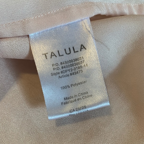 Aritzia Talula Waverly Blouse Light Pink Blush - Picture 13 of 16